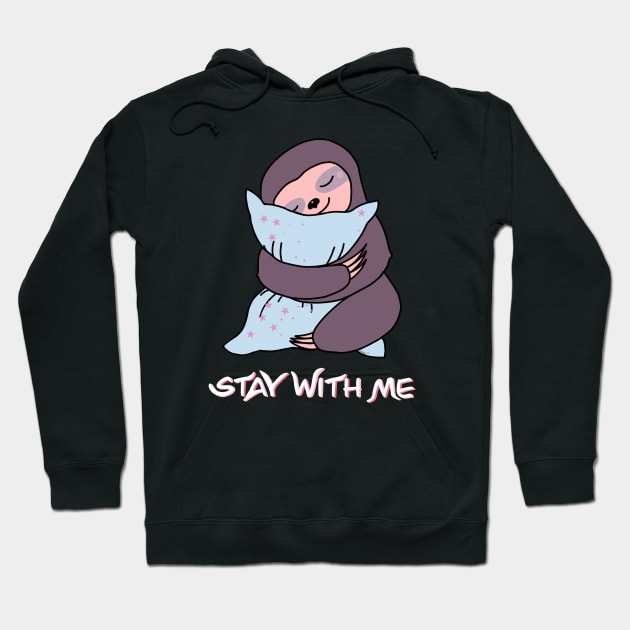 Sleepy Sloth 2 Hoodie by Collagedream